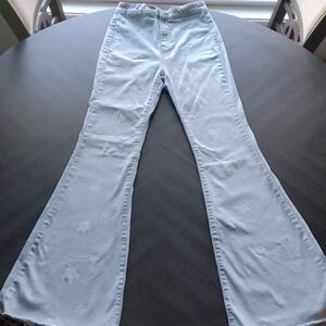 Cello fit and flare high rise jeans